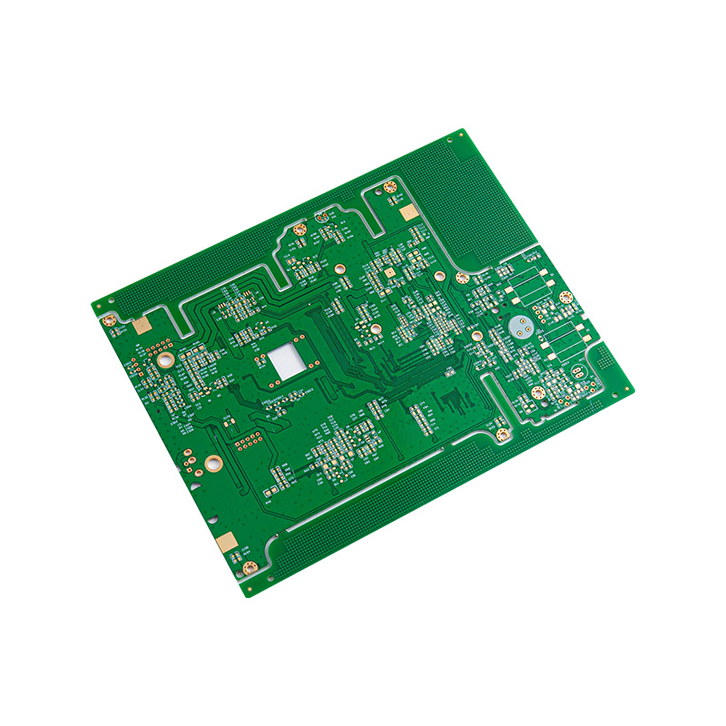 PCB ชุบทองหลายชั้น OEM สีเขียว Fr-4