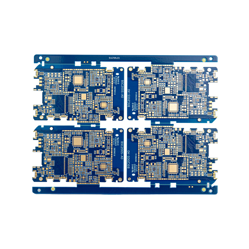 PCB ชุบทองสีน้ำเงินสองด้าน